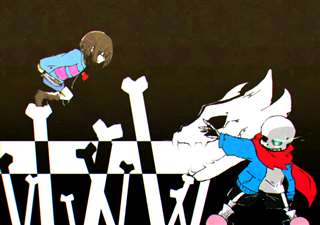 undertale——frisk&sans