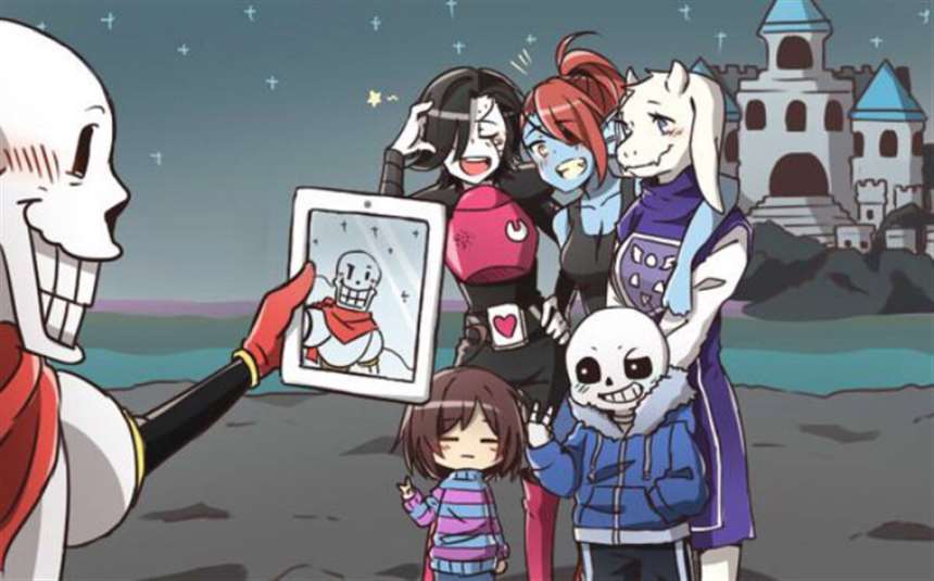 papy小天使 梅塔顿 羊妈 frisk sans 鱼姐undyne