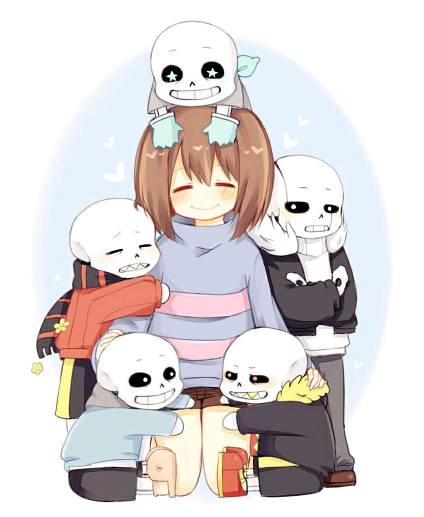 undertale——frisk与sans们