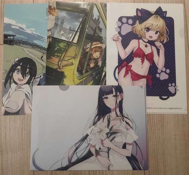 ⑨ cf1768 「となりの吸血鬼さん」 クリアファイル