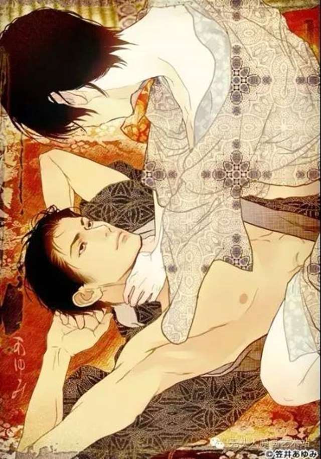 【耽美插画家 笠井亚由美 妓男系列 】