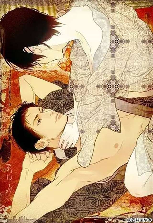 日本插画家 笠井亚由美 的美少年插画绘画