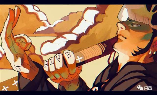 海贼王特拉法尔加·D·瓦铁尔·罗手绘壁纸