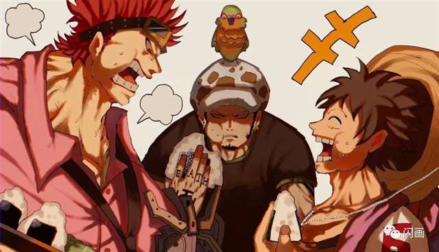 海贼王特拉法尔加·D·瓦铁尔·罗手绘壁纸