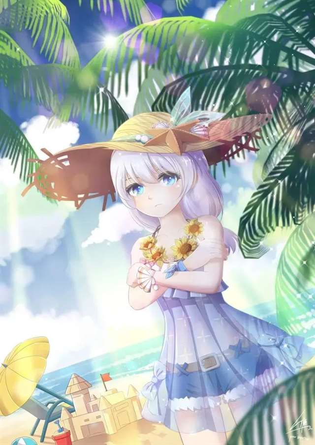 手机游戏《崩坏3》中角色德丽莎(35张壁纸)