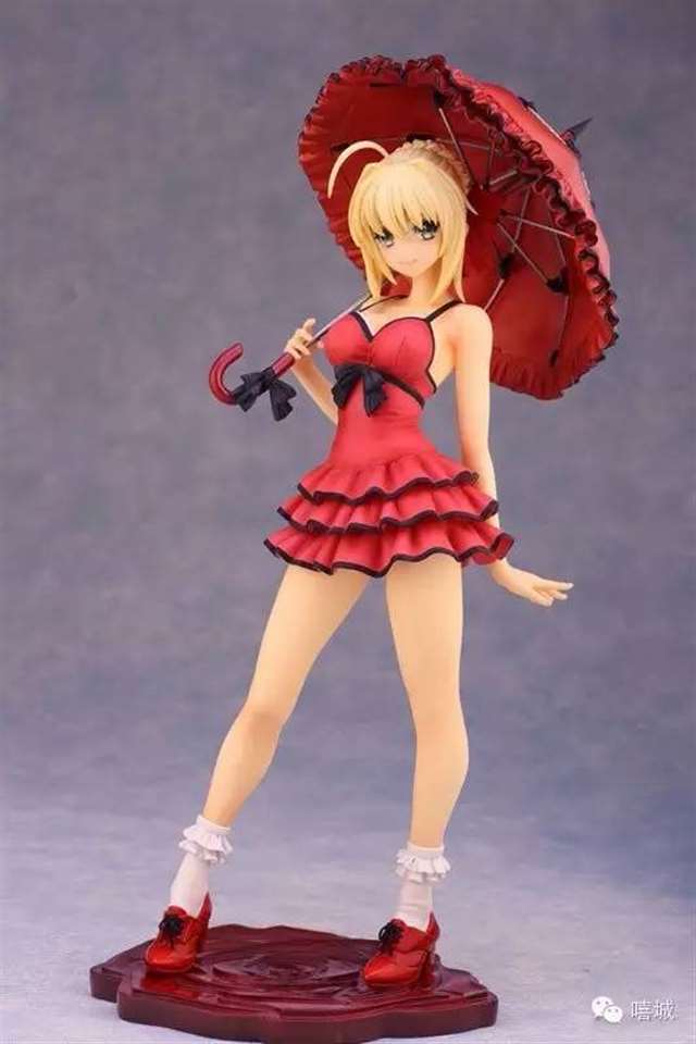 伊莉雅，SABER，四糸乃，金色暗影和萝娜 手办欣赏