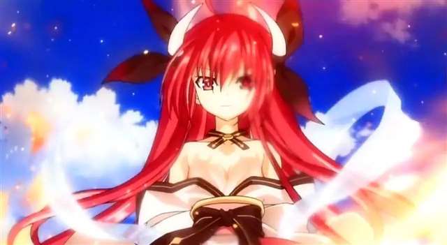 拥有红色瞳孔的二次元角色，你们觉得哪种发色配红眼会更美？