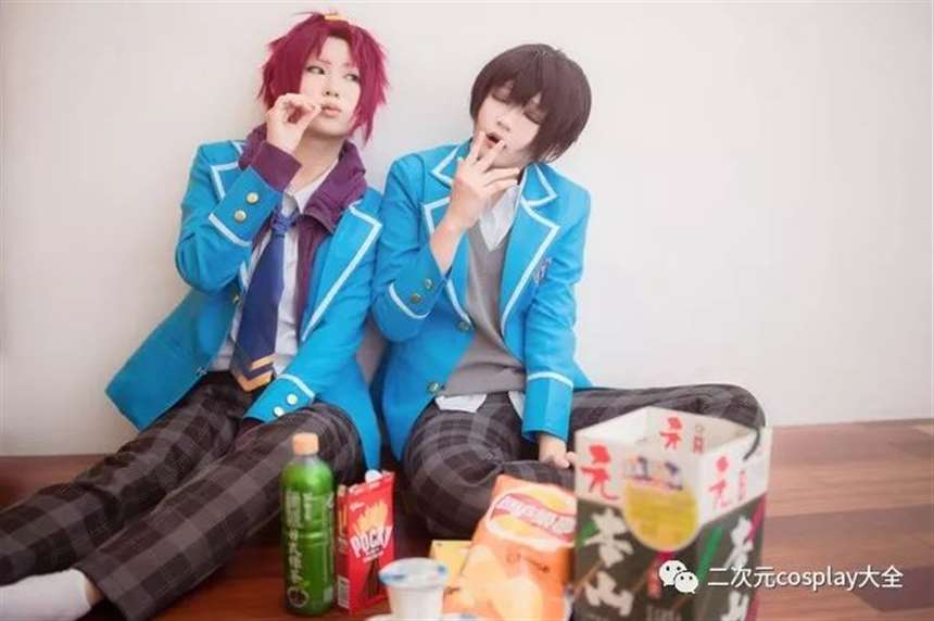 衣更真绪coser@芥川Aku@唯 《偶像梦幻祭》朔间凛月，衣更真绪cos