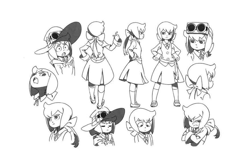 “相信的心就是你的魔法哦!”—《小魔女学园》