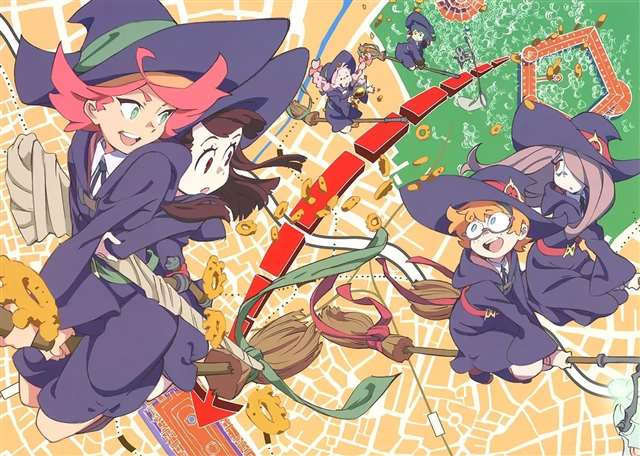 《小魔女学园》设定图