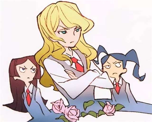 《小魔女学园》设定图