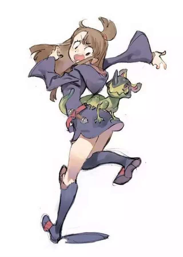 《小魔女学园》设定图