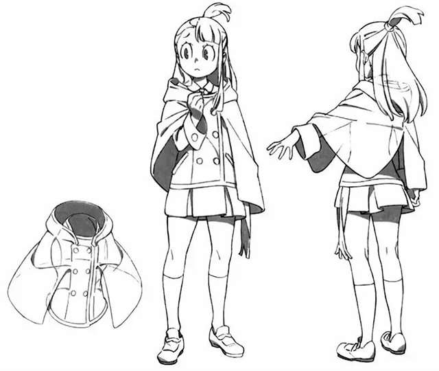 《小魔女学园》设定图