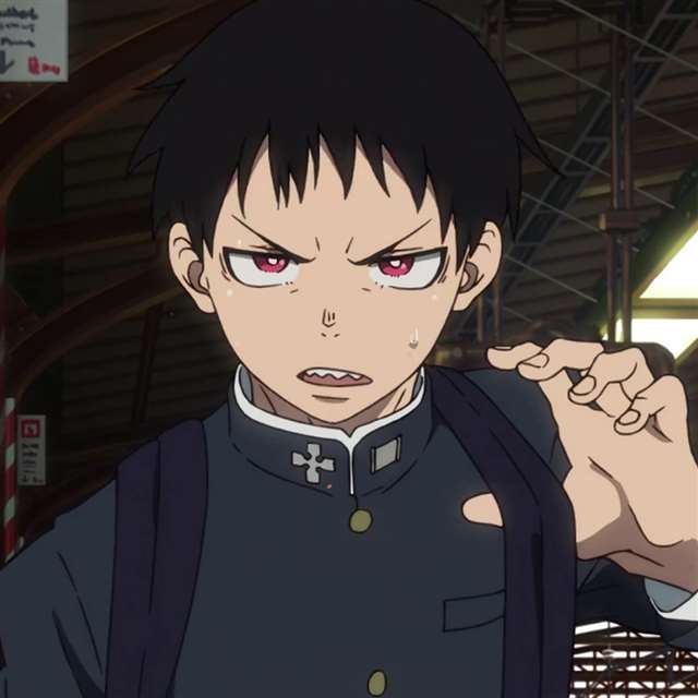 自截的动漫头像《炎炎消防队》104张头像