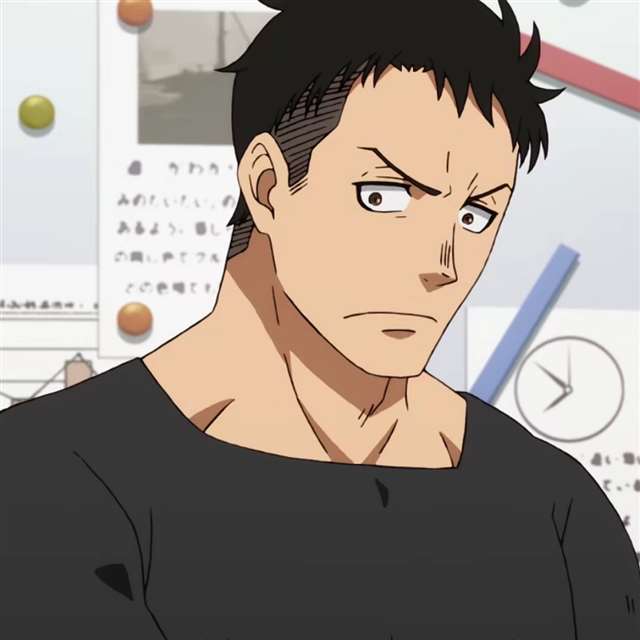 自截的动漫头像《炎炎消防队》104张头像