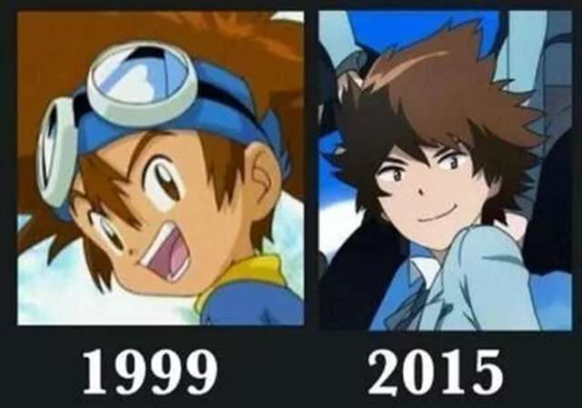 儿时的动漫主角都整容了你还认识吗