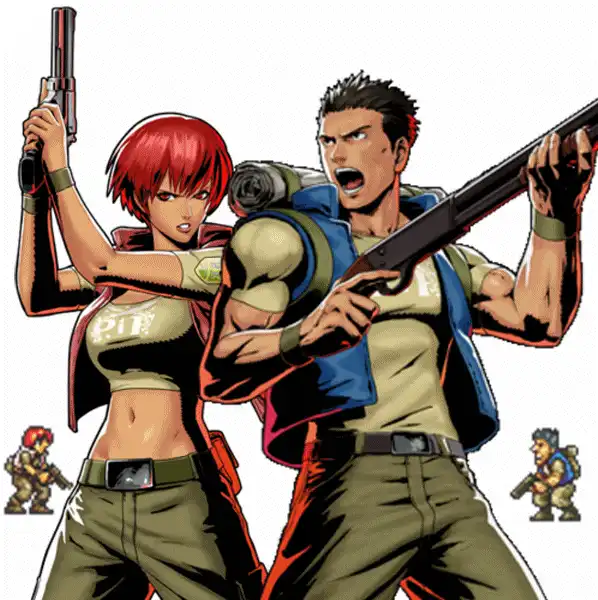 《合金弹头3》PF小队宣传海报