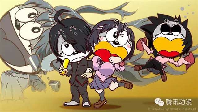 漫画家笔下《终物语》的泳装福利图