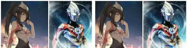 银河奥特曼娘化后，气势咄咄逼人