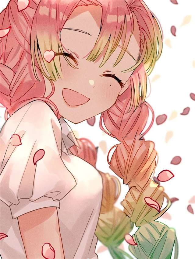 一起来看看甘露寺蜜璃的插画特辑