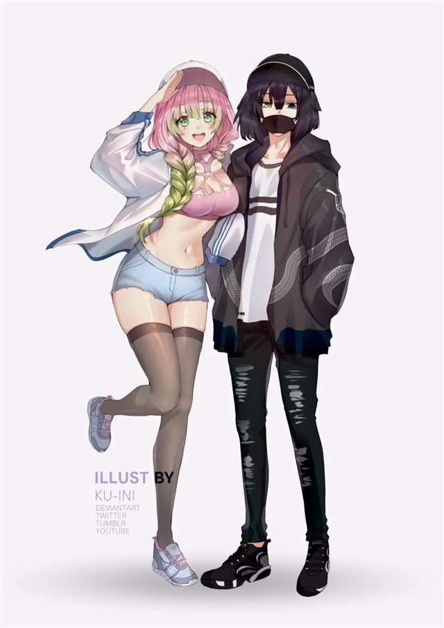 一起来看看甘露寺蜜璃的插画特辑