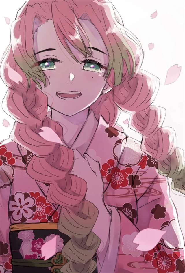 一起来看看甘露寺蜜璃的插画特辑