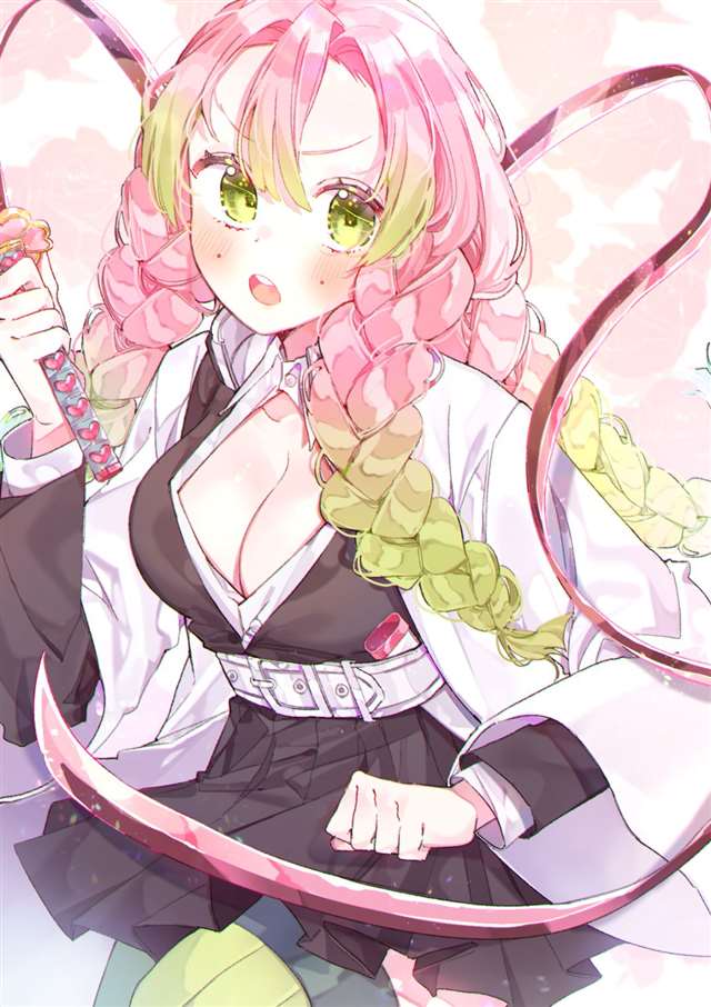 壁纸人物档案—《鬼灭之刃》甘露寺蜜璃