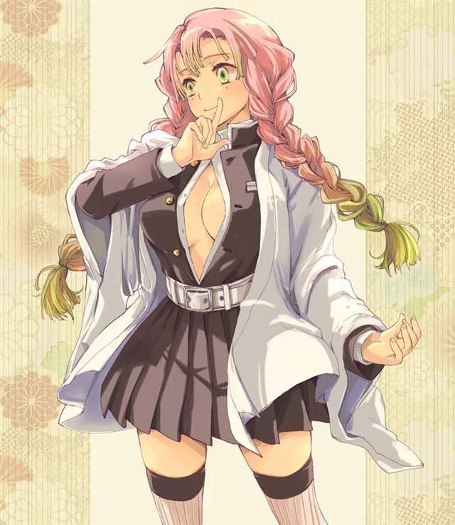 壁纸人物档案—《鬼灭之刃》甘露寺蜜璃