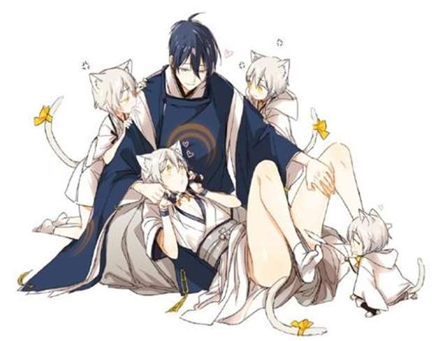 刀剑乱舞CP耽美BL漫画本之鹤丸×三日月