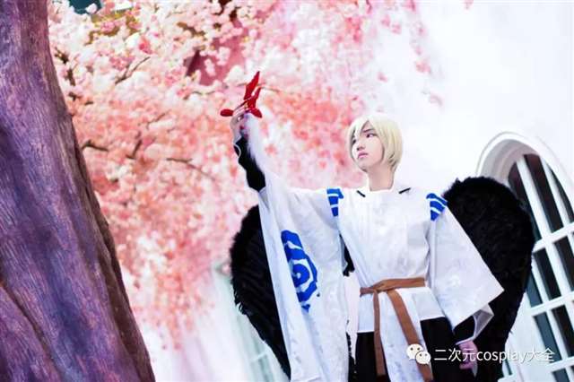 《阴阳师》妖狐，大天狗cos，很甜很美好的