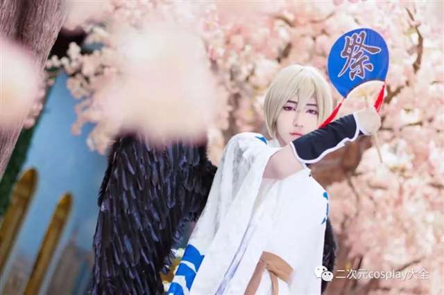 《阴阳师》妖狐，大天狗cos，很甜很美好的