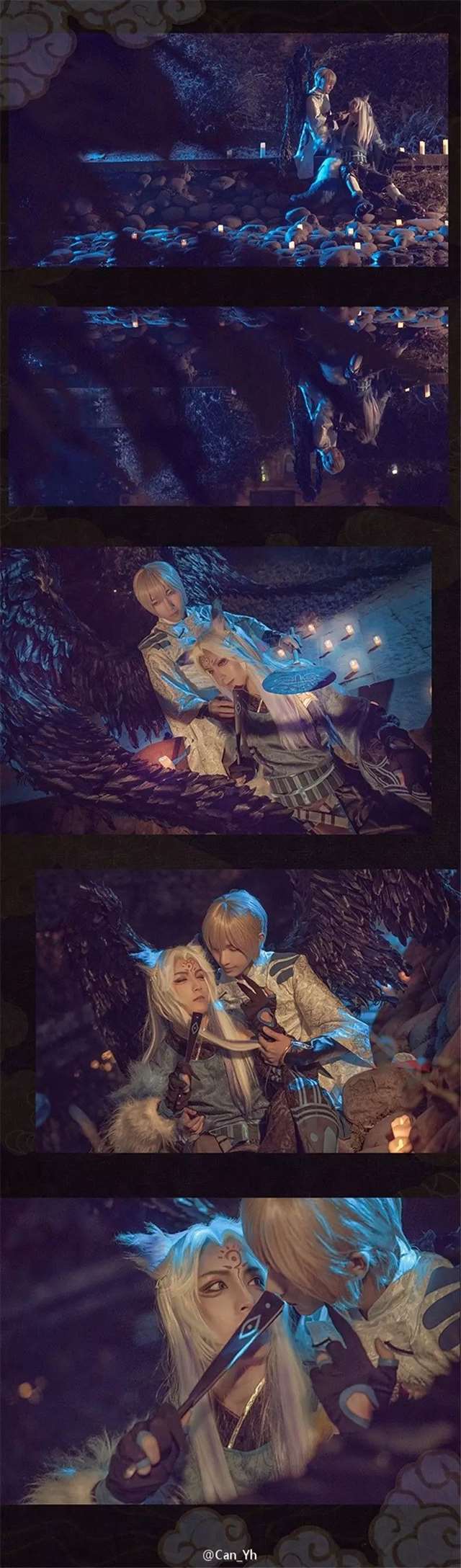 COSPLAY《阴阳师》手游大天狗:@Can_Yh 妖狐:@Coser希小白 