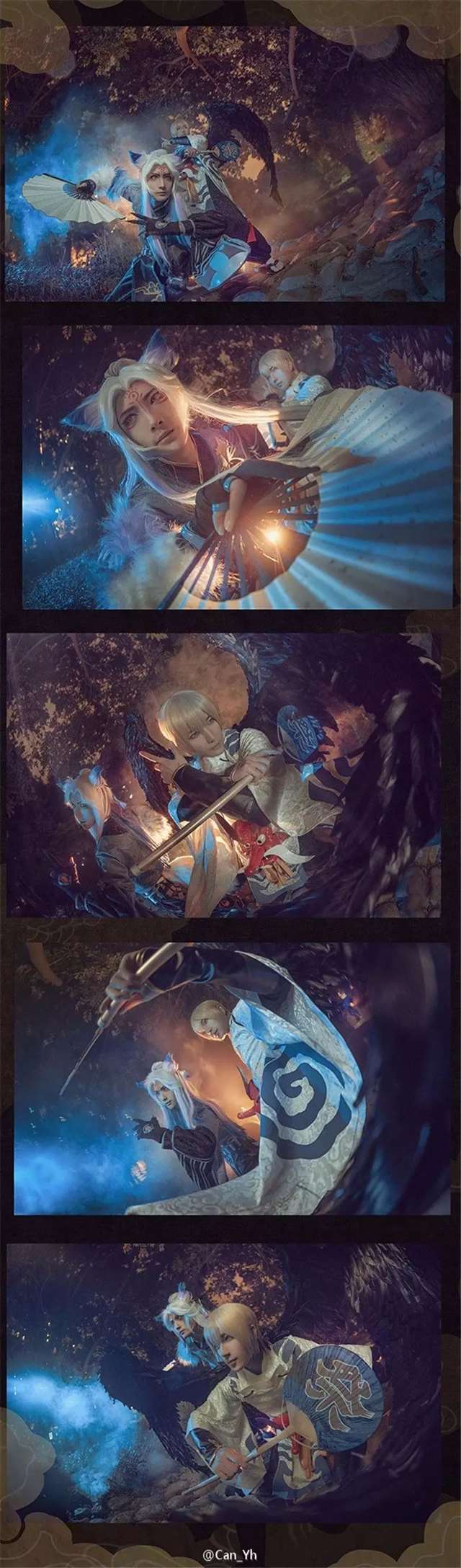 COSPLAY《阴阳师》手游大天狗:@Can_Yh 妖狐:@Coser希小白 