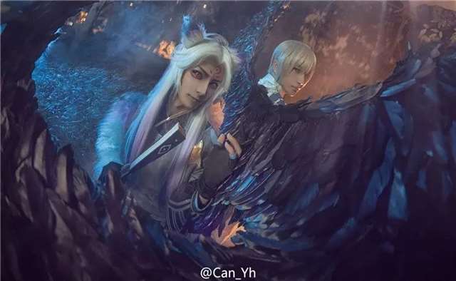 COSPLAY《阴阳师》手游大天狗:@Can_Yh 妖狐:@Coser希小白 