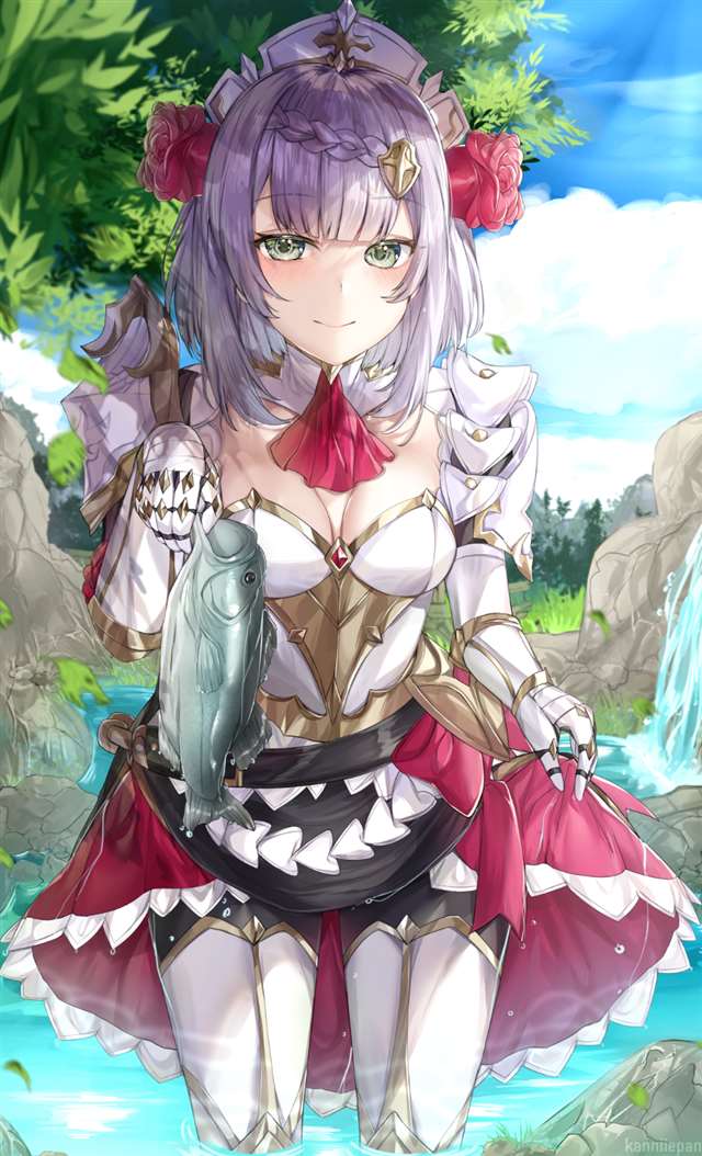 #原神同人壁纸 诺艾尔