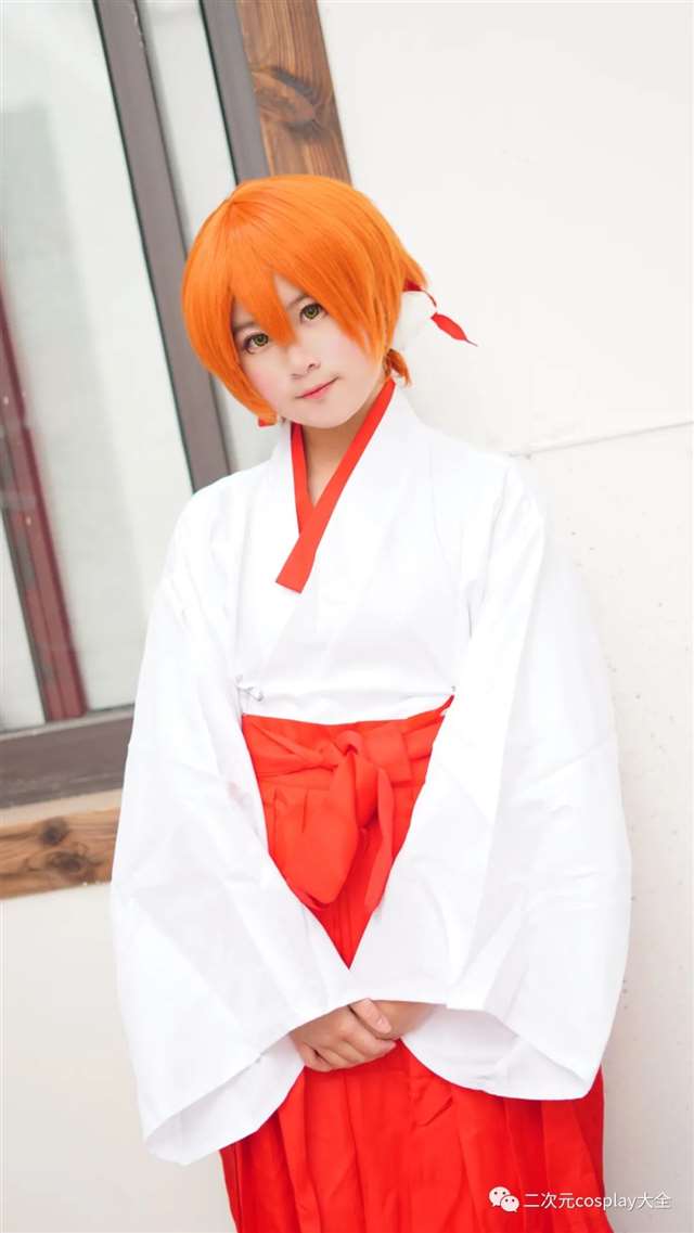 《lovelive!》星空凛巫女服cos：笑颜 微博：_李笑颜