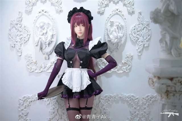 Cos—FGO 斯卡哈·女仆coser：青青子Ak