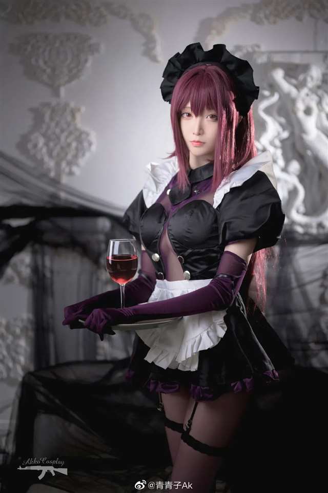 Cos—FGO 斯卡哈·女仆coser：青青子Ak