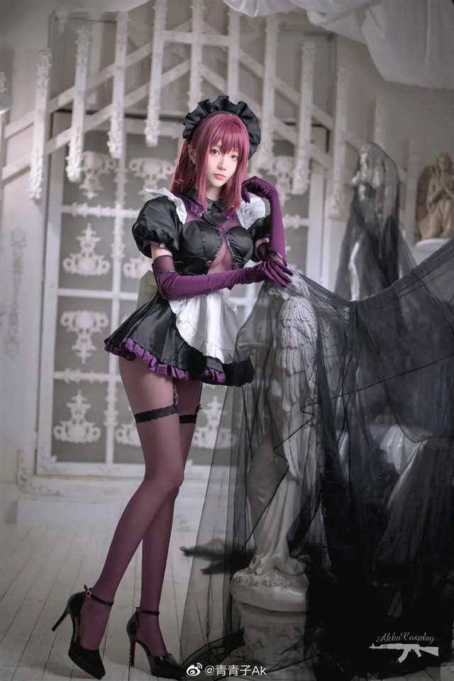 Cos—FGO 斯卡哈·女仆coser：青青子Ak