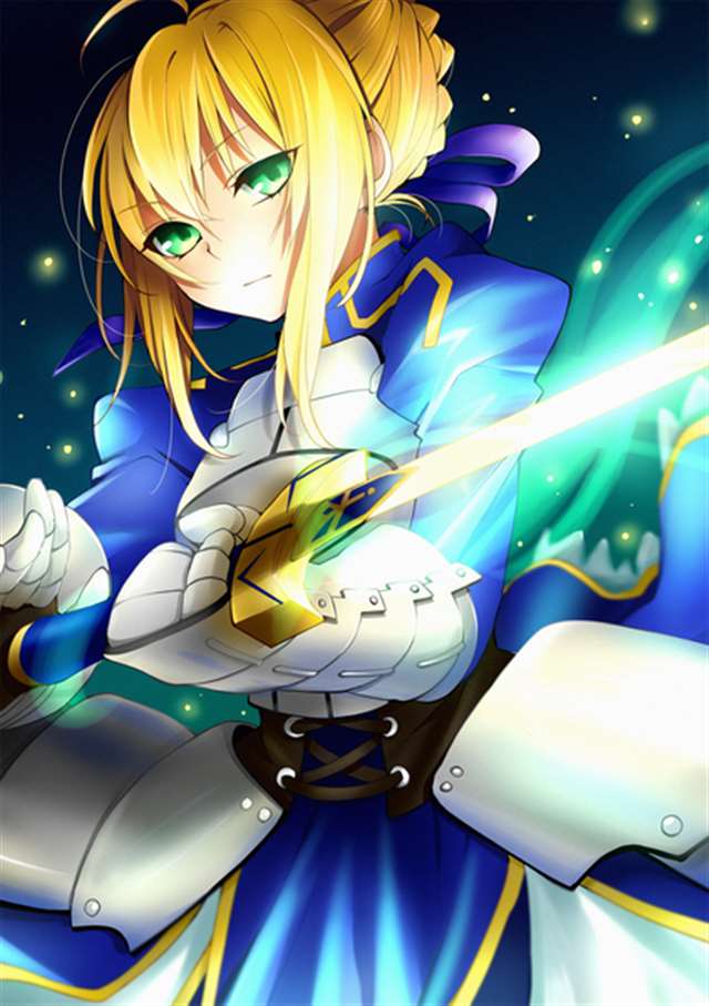 骑士王saber 插画 动漫 吾王 fatefateシリーズの fate/zero fate