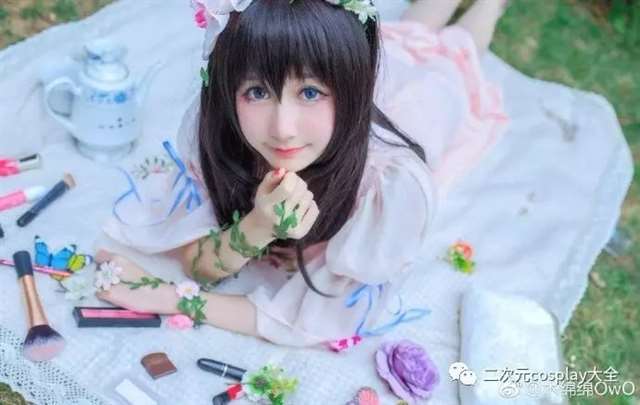 coser@木绵绵OwO 偶像大师灰姑娘女孩中的鹭沢文香