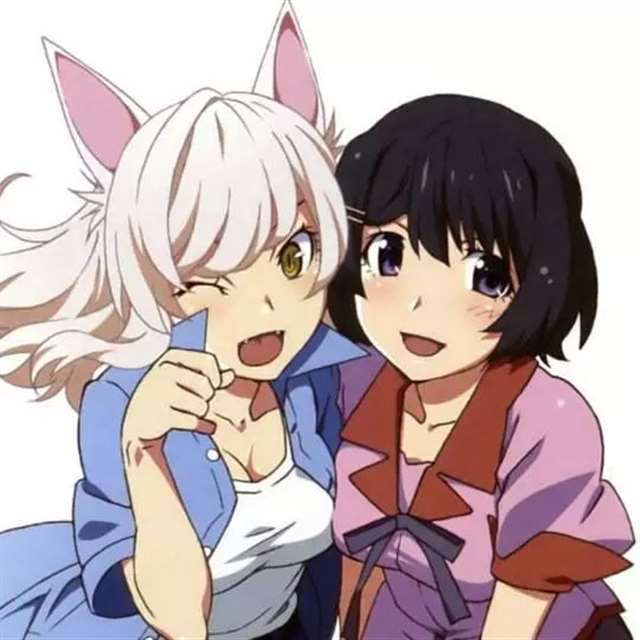 动画中爱看书的萌妹子