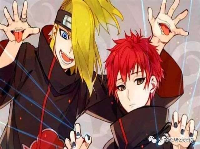 火影里晓组织两个最奇葩的一对蝎与迪达拉