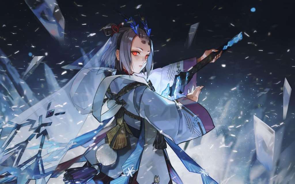 这一次是阴阳师当中的雪童子