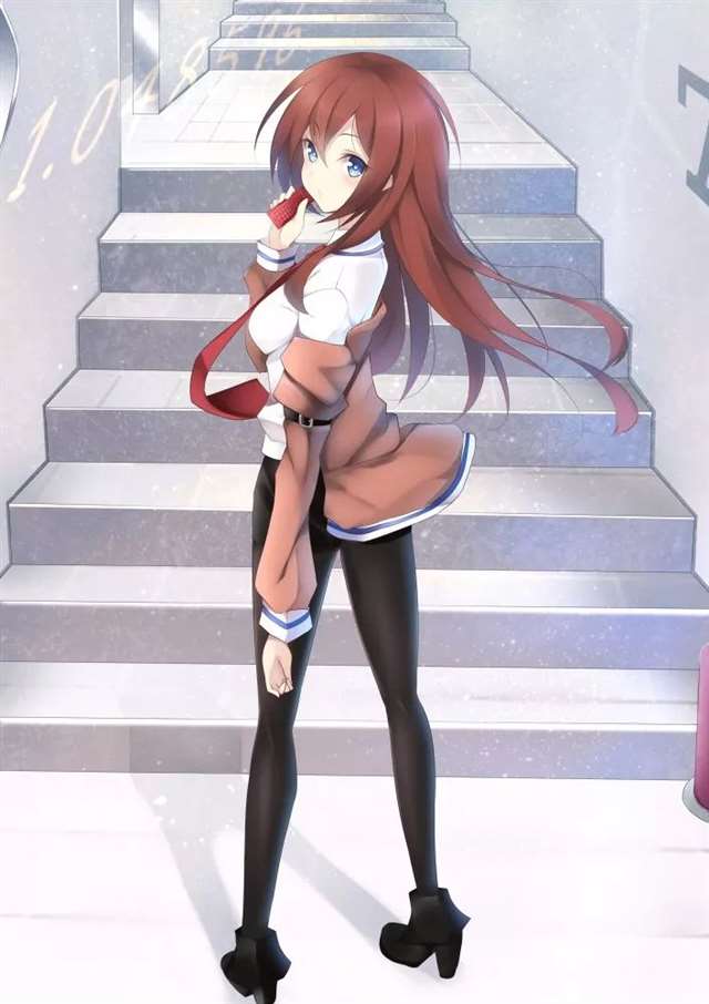 动漫中的赤红发妹子壁纸