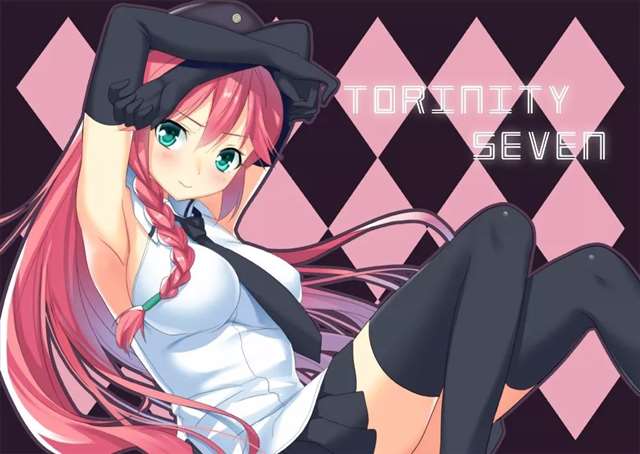 动漫中的赤红发妹子壁纸