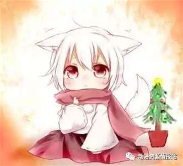 动漫中的赤红发妹子壁纸