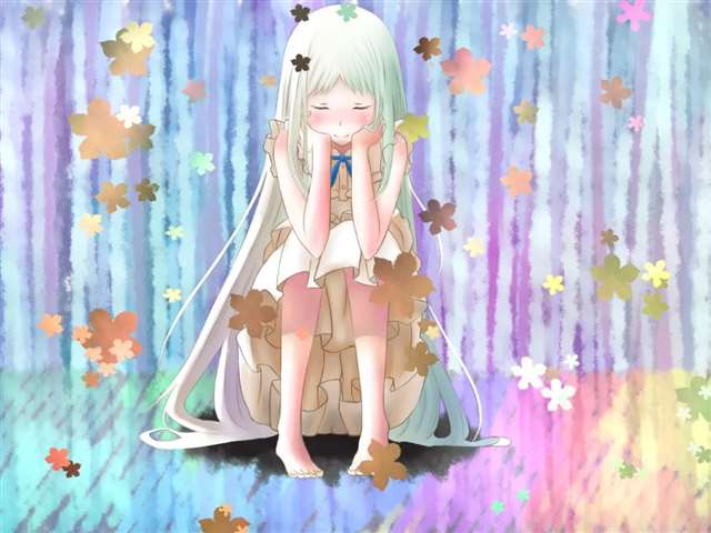 《我们仍未知道那天所看见的花的名字》本间芽衣子 P站插画