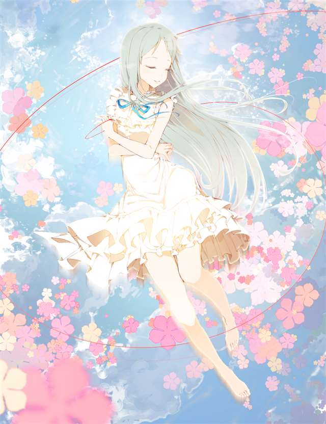 《我们仍未知道那天所看见的花的名字》本间芽衣子 P站插画