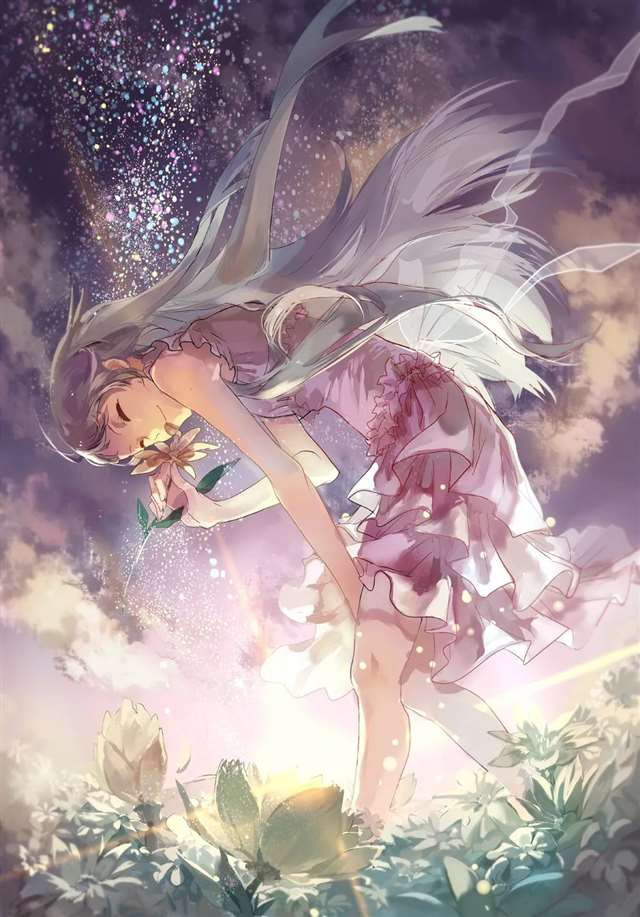 《我们仍未知道那天所看见的花的名字》本间芽衣子 P站插画